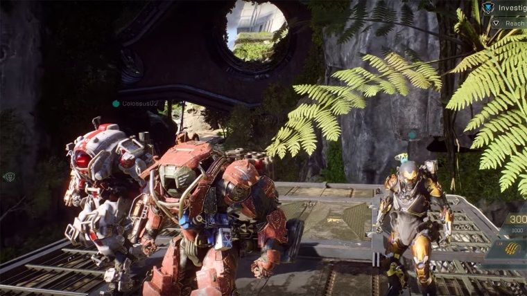 Anthem'da oyuncuların beraber olduğu bir alan bulunacak