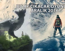 Aralık ayında çıkacak başlıca oyunlar!