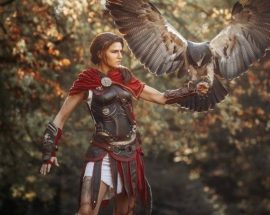 Assassin's Creed Odyssey Kassandra Cosplay'i muazzam görünüyor