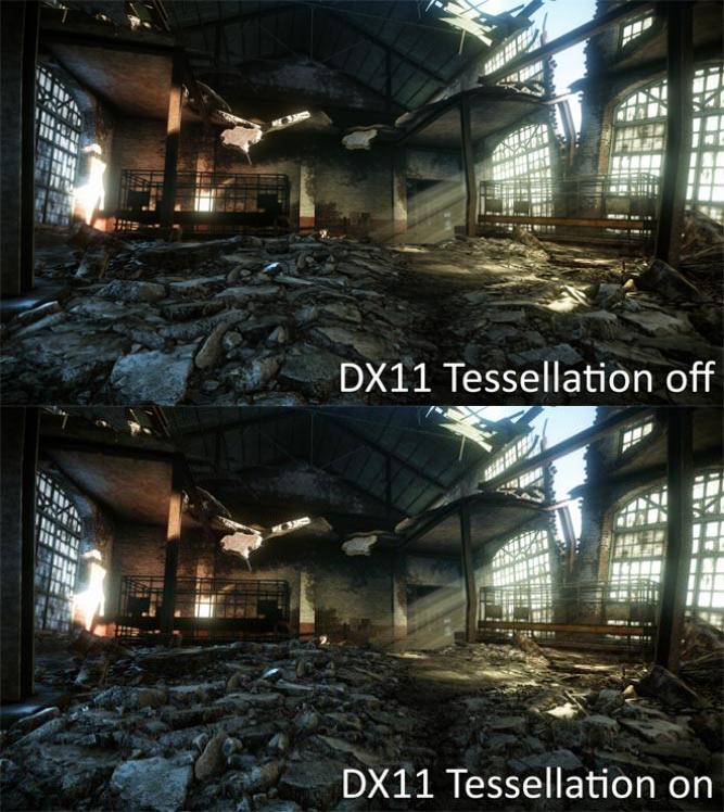 Crysis 2'de DirectX 11, DirectX 9'a karşı