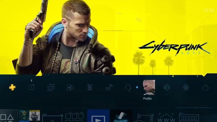 Cyberpunk 2077'nin ücretsiz PlayStation 4 teması harika görünüyor