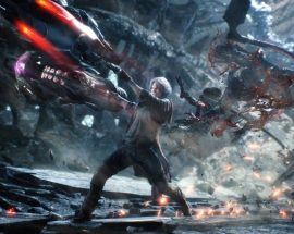 Devil May Cry 5'te Dante şapkasını silah olarak kullanabilecek