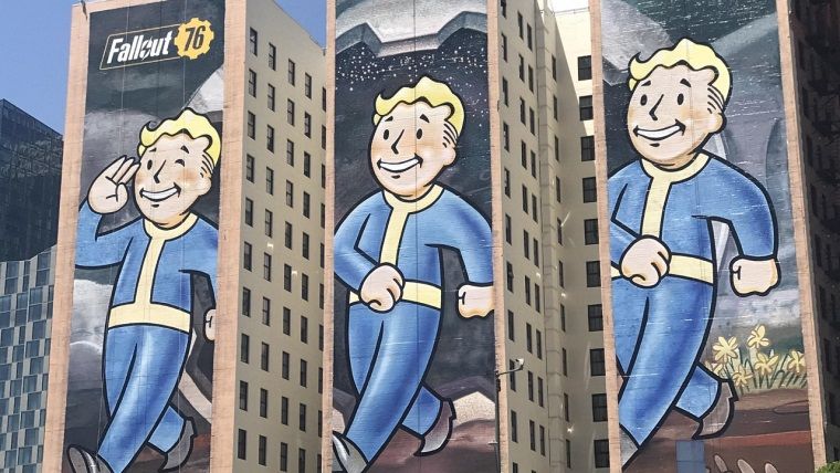 E3 2018 fuarı için devasa bir Fallout 76 posteri yayınlandı