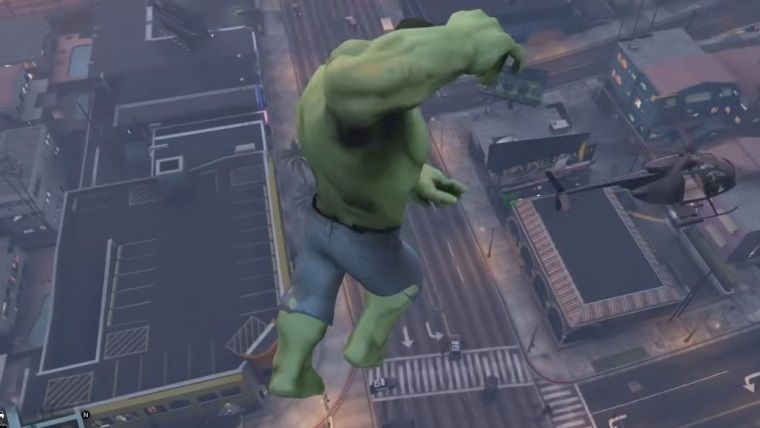GTA 5'in yeni Hulk modu Los Santos'ta taş üstünde taş bırakmıyor