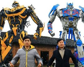 Hurdadan Transformers yapan Çinli aile paraya para demiyor