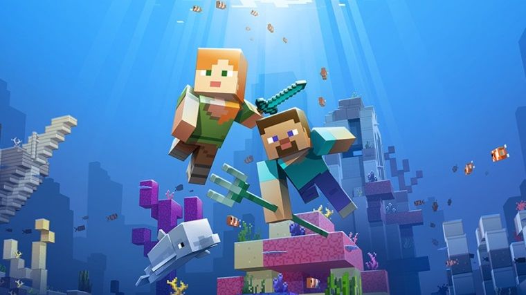 Minecraft'ın uzun süredir beklenen güncellemesi Aquatic çıktı