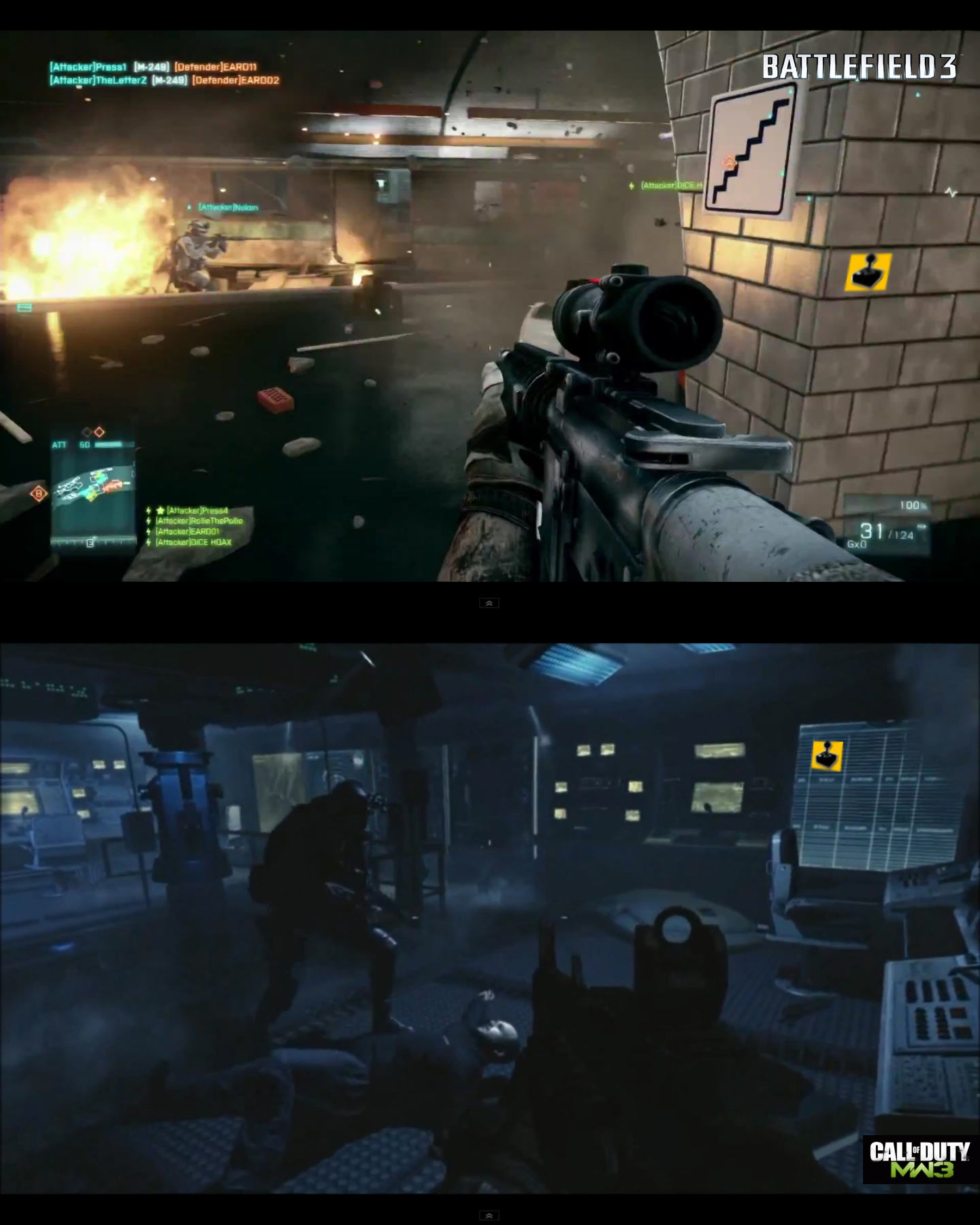 Modern Warfare 3 vs Battlefield 3 - Round 3