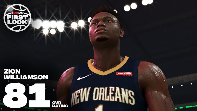 NBA 2K20 için Zion Williamson ile partnerlik anlaşması imzaladı