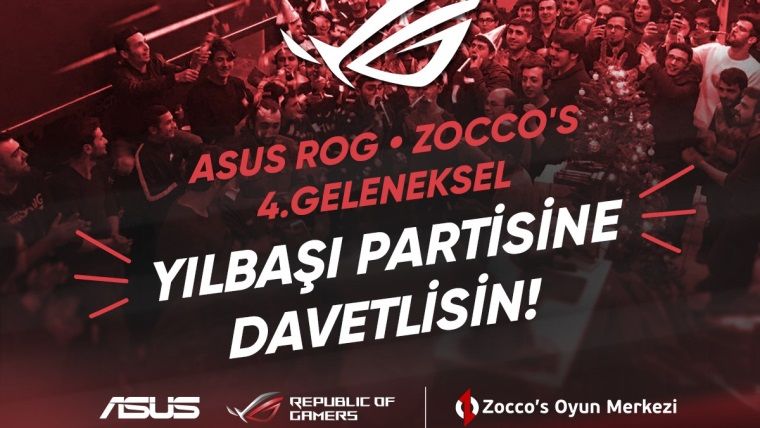 Oyuncular, ASUS ROG'un tertip ettiği partiyle 2019'a girecek