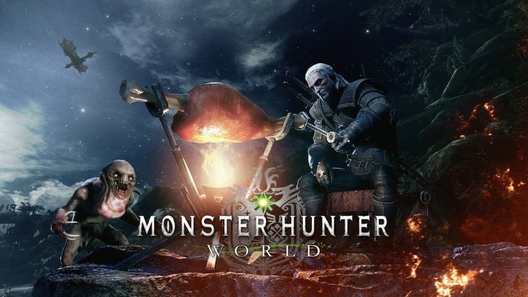 Rivialı Geralt, Monster Hunter World dünyasına ayak bastı