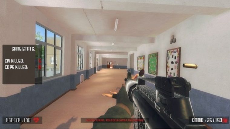 Silahlı okul basma oyunu şimdiden tepki çekmeye başladı!