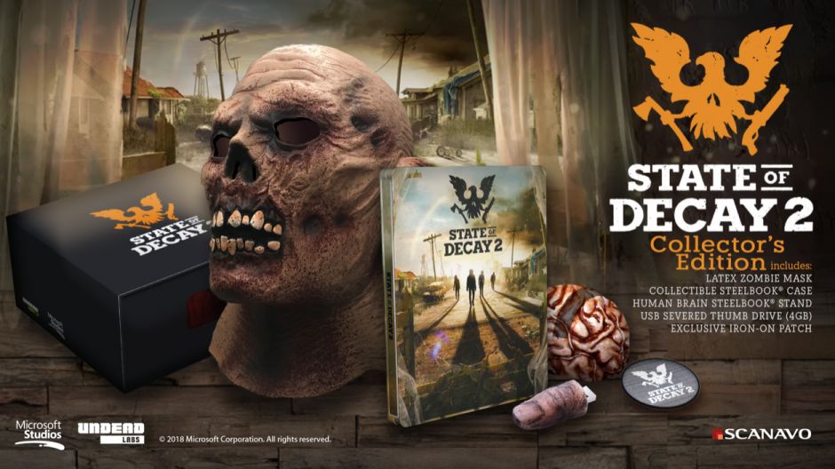 State of Decay 2'nin koleksiyon sürümünde Zombi parçaları var