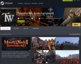 TaleWorlds Entertainment Steam geliştirici sayfası açıldı