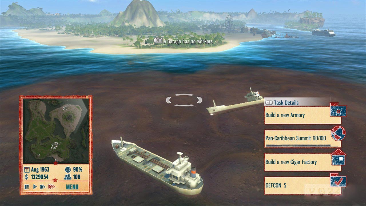 Tropico 4'ün ekran görüntüleri