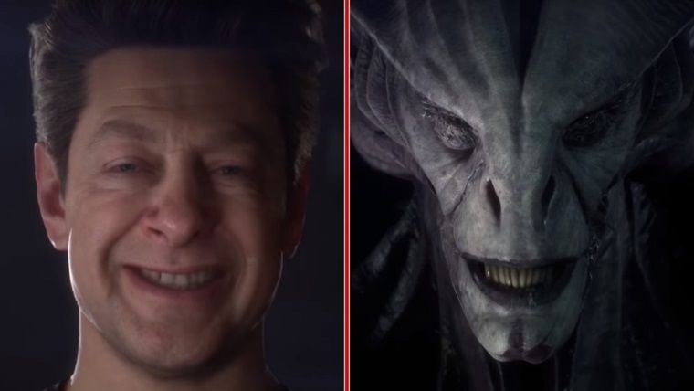 Unreal Engine'in videosunda Andy Serkis'i uzaylı olarak görün