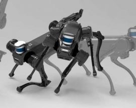 Düştüğünde Kendi Kendine Kalkıp Yürümeye Sürekli Robot Köpek: Jueying