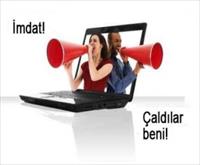 Çığlık atıp yardım isteyen laptop