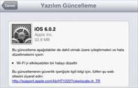 iOS 6.0.2 aktüellemesi