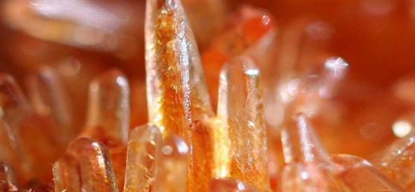 Yaşam bulgusu gösteren sentetik kristal