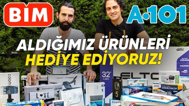5000 TL'lik Bim ve A101 Mahsulleri Paketten Çıkıyor! Size Hediye Ediyoruz