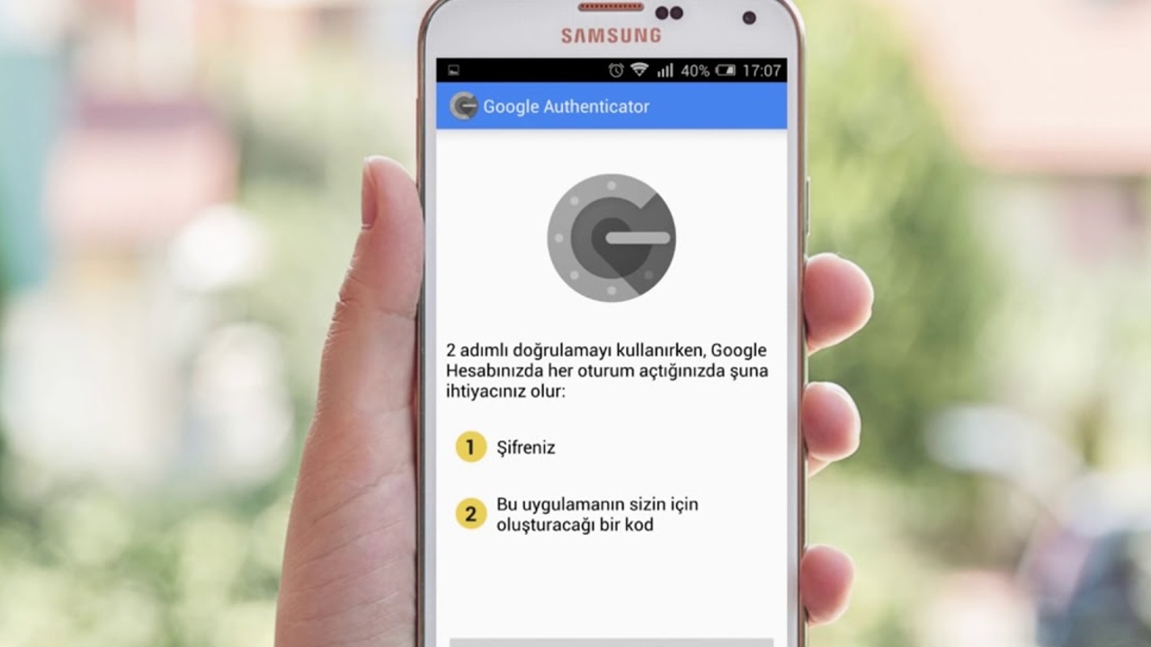 Google iki adımlı kimlik doğrulama