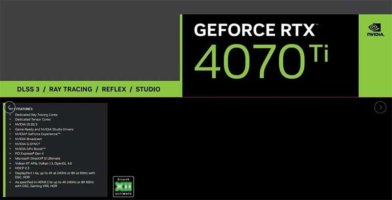 NVIDIA GeForce RTX 4070 Ti 5 Ocak 2023'te satışa çıkabilir