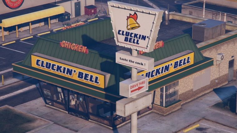 GTA serisinin meşhur restoranı Cluckin Bell reele dönüştü